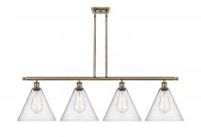  516-4I-AB-GBC-124-LED - Berkshire - 4 Light - 50 inch - Antique Brass - Cord hung - Island Light