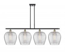  516-4I-BAB-G462-12-LED - Norfolk - 4 Light - 50 inch - Black Antique Brass - Cord hung - Island Light