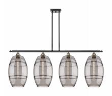  516-4I-BAB-G557-10SM - Vaz - 4 Light - 48 inch - Black Antique Brass - Cord hung - Island Light