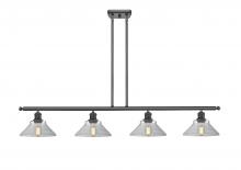  516-4I-BK-G132-LED - Orwell - 4 Light - 48 inch - Matte Black - Cord hung - Island Light