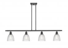  516-4I-BK-G382-LED - Castile - 4 Light - 48 inch - Matte Black - Cord hung - Island Light