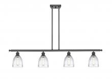  516-4I-BK-G442-LED - Brookfield - 4 Light - 48 inch - Matte Black - Cord hung - Island Light