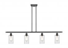  516-4I-BK-G802-LED - Clymer - 4 Light - 48 inch - Matte Black - Cord hung - Island Light