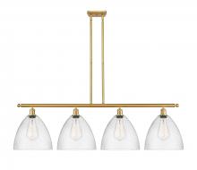  516-4I-SG-GBD-124-LED - Bristol - 4 Light - 50 inch - Satin Gold - Cord hung - Island Light