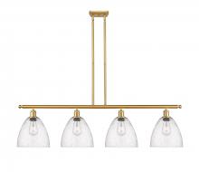  516-4I-SG-GBD-94-LED - Bristol - 4 Light - 48 inch - Satin Gold - Cord hung - Island Light