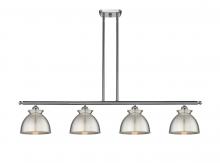  516-4I-SN-M14-SN - Adirondack - 4 Light - 48 inch - Brushed Satin Nickel - Cord hung - Island Light