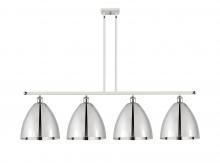  516-4I-WPC-MBD-12-PC-LED - Bristol - 4 Light - 50 inch - White Polished Chrome - Cord hung - Island Light