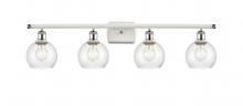  516-4W-WPC-G124-6-LED - Athens - 4 Light - 36 inch - White Polished Chrome - Bath Vanity Light