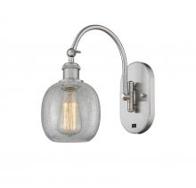  518-1W-SN-G105-LED - Belfast - 1 Light - 6 inch - Brushed Satin Nickel - Sconce