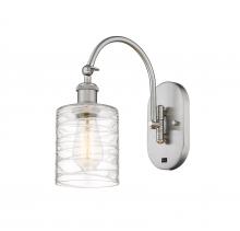  518-1W-SN-G1113-LED - Cobbleskill - 1 Light - 5 inch - Brushed Satin Nickel - Sconce