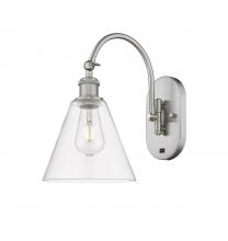  518-1W-SN-GBC-82-LED - Berkshire - 1 Light - 8 inch - Brushed Satin Nickel - Sconce