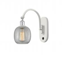  518-1W-WPC-G105-LED - Belfast - 1 Light - 6 inch - White Polished Chrome - Sconce