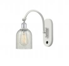  518-1W-WPC-G2511-LED - Caledonia - 1 Light - 5 inch - White Polished Chrome - Sconce