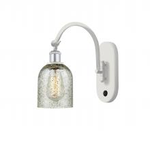  518-1W-WPC-G259-LED - Caledonia - 1 Light - 5 inch - White Polished Chrome - Sconce