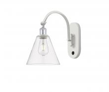  518-1W-WPC-GBC-82-LED - Berkshire - 1 Light - 8 inch - White Polished Chrome - Sconce