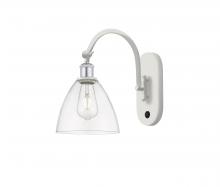  518-1W-WPC-GBD-752-LED - Bristol - 1 Light - 8 inch - White Polished Chrome - Sconce