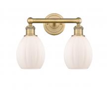  616-2W-BB-G81 - Eaton - 2 Light - 15 inch - Brushed Brass - Bath Vanity Light