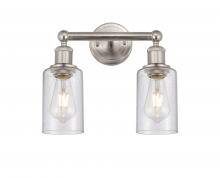  616-2W-SN-G804 - Clymer - 2 Light - 13 inch - Brushed Satin Nickel - Bath Vanity Light