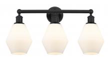 Innovations Lighting 616-3W-BK-G651-6 - Cindyrella - 3 Light - 24 inch - Matte Black - Bath Vanity Light