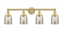  616-4W-SG-G58 - Bell - 4 Light - 32 inch - Satin Gold - Bath Vanity Light