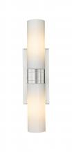 Innovations Lighting 617-2W-SN-G617-8SWH - Boreas - 2 Light - 18 inch - Satin Nickel - Bath Vanity Light