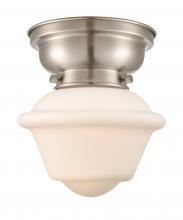  623-1F-SN-G531-LED - Oxford - 1 Light - 8 inch - Brushed Satin Nickel - Flush Mount