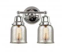  623-2W-PC-G58 - Bell - 2 Light - 13 inch - Polished Chrome - Bath Vanity Light