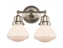  623-2W-SN-G321 - Olean - 2 Light - 15 inch - Brushed Satin Nickel - Bath Vanity Light