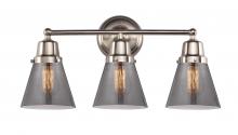  623-3W-SN-G63 - Cone - 3 Light - 22 inch - Brushed Satin Nickel - Bath Vanity Light