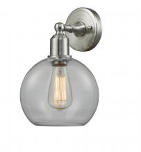  900-1W-SN-G122-LED - Sphere - 1 Light - 8 inch - Brushed Satin Nickel - Sconce