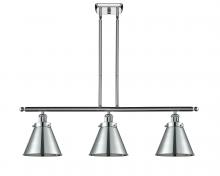  916-3I-PC-M13-PC-LED - Appalachian - 3 Light - 36 inch - Polished Chrome - Stem Hung - Island Light