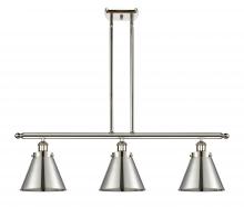  916-3I-PN-M13-PN-LED - Appalachian - 3 Light - 36 inch - Polished Nickel - Stem Hung - Island Light