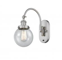  918-1W-SN-G204-6-LED - Beacon - 1 Light - 6 inch - Brushed Satin Nickel - Sconce